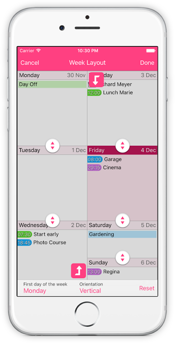 Screenshot of Easy Calendar